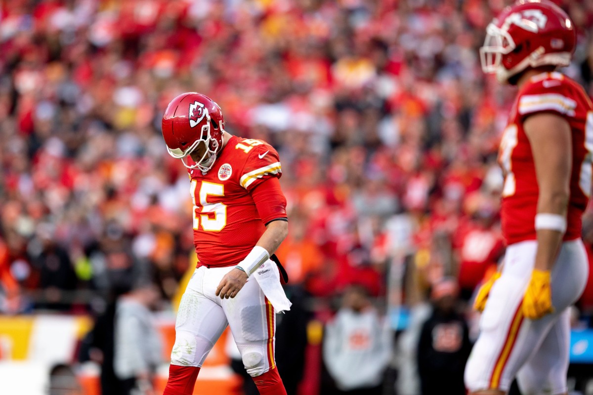 Patrick Mahomes walks off the field during the Chiefs' loss in the AFC championship game. Syndication Usa Today © Albert Cesare / USA TODAY NETWORK